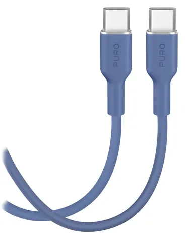 Puro Ice Blue / Kabel do transmisji danych / USB-C - USB-C / 25 W / 1,5 m
