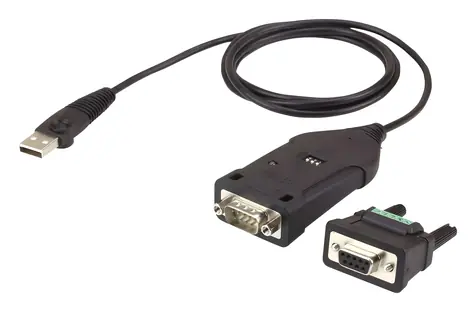 Konwerter Aten USB na RS422/RS485 czarny / Konwerter / DB-9 / 1,2 m