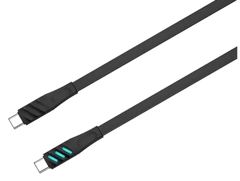 Havit CB6254 czarny / Kabel ładujący / USB-C (M) - USB-C (M) / 1 m / PD