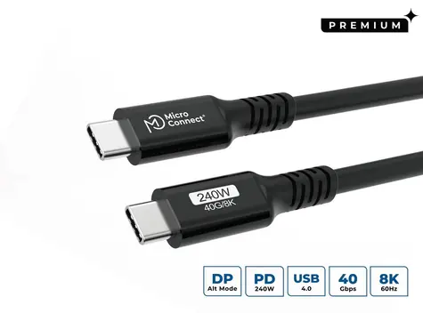 Kabel MicroConnect USB-C do USB-C 3M