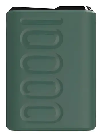 RealPower PB-10000C PD+ ciemnozielony / Power bank 10 000 mAh / 3x USB-C / Power Delivery