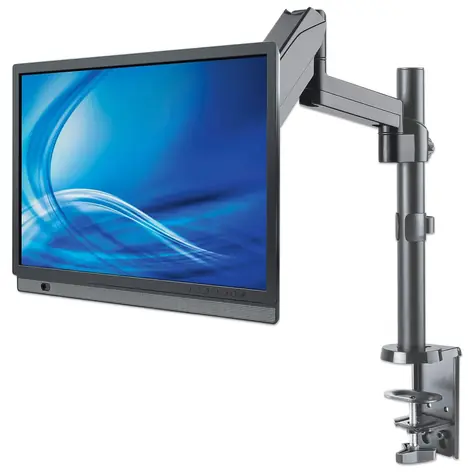 Uchwyt do monitora Manhattan Desktop / Sprężyna gazowa / 17-32" / VESA 75-100 mm / nośność 8 kg