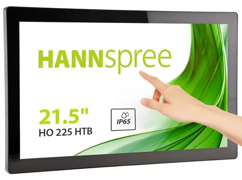 21,5" Hannspree HO225HTB czarny / Monitor / Dotykowy / FHD / VGA+HDMI