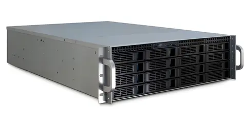 Inter-tech IPC 3U-3416 / Szafa serwerowa / 19" / 3U / Hot-Swap / 2x USB 3.0