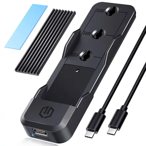 GrauGear / Stacja dokująca do dysków SSD M.2 / NVMe / NGFF / beznarzędziowa