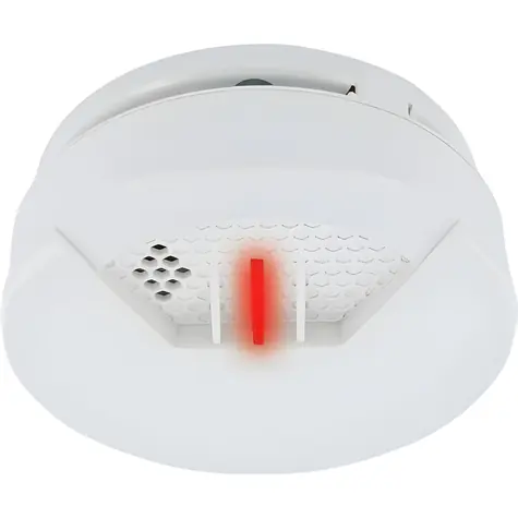 Czujnik dymu Schwaiger na baterie biały / Czujnik dymu / Z-Wave / 85 dB / zasięg 3 m