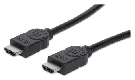 Kabel HDMI Ethernet Manhattan czarny / Kabel HDMI / HDMI (M) - HDMI (M) / 10 m / ARC / 1080p