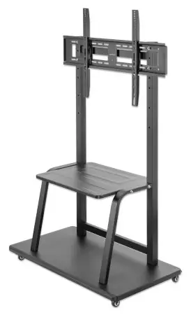 Stojak pod telewizor Manhattan Mobile / 37"-100" / VESA 800x600 / nośność 150 kg / regulowana wysokość / kółka