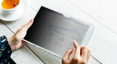Filtr prywatyzujący 3M Bright Screen / Filtr prywatyzujący do tabletu / Microsoft Surface Go 4 / Poziomy
