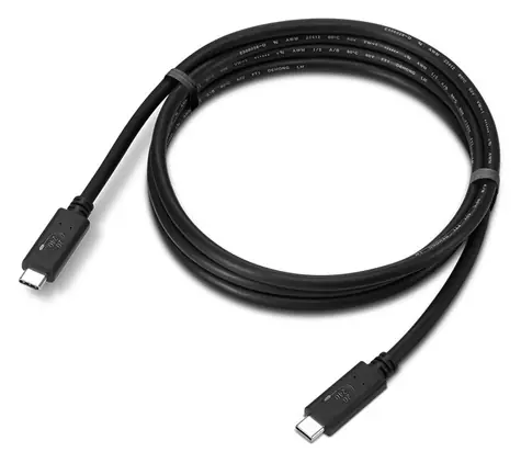 Kabel Lenovo USB-C(M)-USB-C(M) czarny / Kabel / USB4 Gen 2x2 / 20 Gbit/s / 240 W / 1,5 m
