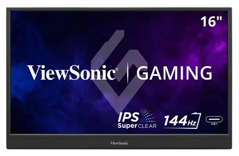 15,6" ViewSonic VX1654 czarny / IPS / 1920 x 1080 / 16:9 / 6 ms / USB-C / przenośny