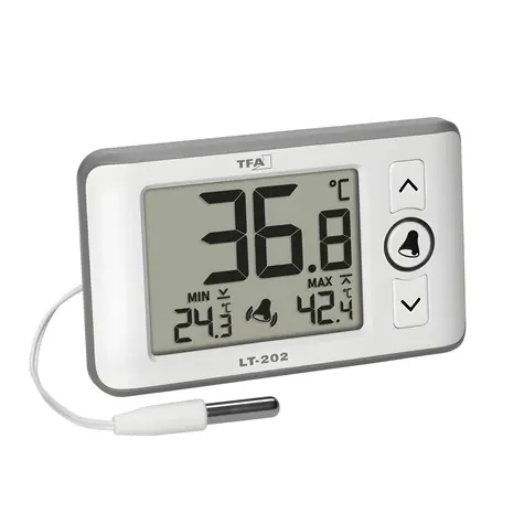 TFA 30.1052.02 / Termometr / sonda wodoodporna / od -40 do +70 °C / alarm temperatury