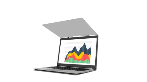 3M COMPLYBZ / System mocowania filtrów / Z podniesioną ramą / Do notebooków