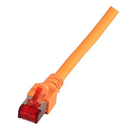 EFB Cat.6 0,25 m pomarańczowy / Kabel krosowy / S/FTP / LSZH / 5 Gbit/s