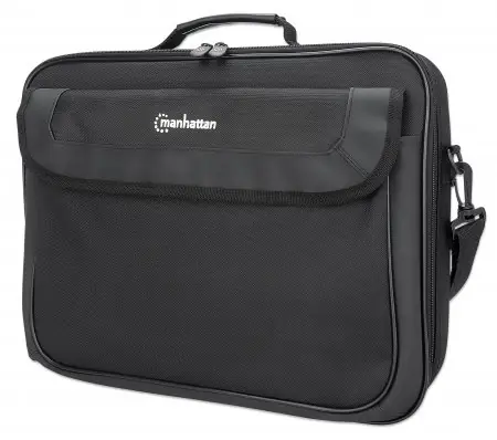 Manhattan Cambridge Clamshell czarna / Torba na laptopa / 15,6”