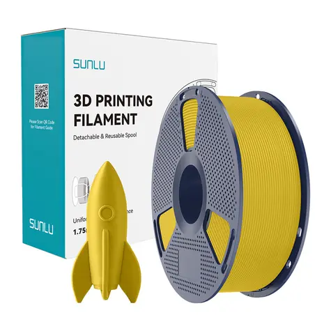 Sunlu Filament PLA High-Speed żółty / filament do drukarki 3D / PLA / 1 kg
