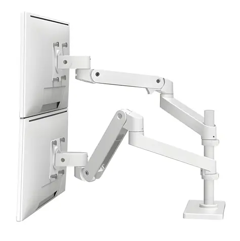 Ergotron LX Pro Dual Stacking Arm biały / Ramię biurkowe na 2 monitory