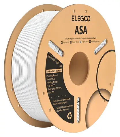 ELEGOO ASA biały / Filament drukarski / 1 kg