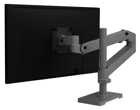Ergotron LX Pro wyższy drążek szary / Ramię biurka do LCD