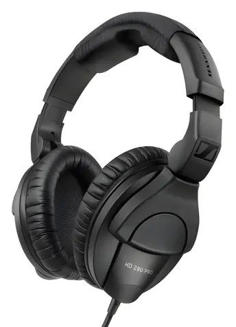 Sennheiser HD 280 PRO czarne / Słuchawki / Zamknięte / Gniazdo 3,5 mm / Kabel 3 m