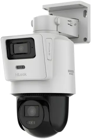 HiLook PTZ-N2D400M-DE/14 / Kamera IP / PTZ / 4Mpix / Podwójny obiektyw / SMART lampa hybrydowa / IP66 / IR 30 m