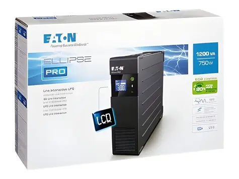 Zasilacz awaryjny EATON Ellipse PRO 1200 DIN / UPS / montaż na szynie DIN