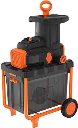 Black&Decker BEGAS5800-QS / Rozdrabniacz gałęzi / 2800 W / do 45 mm / kosz 45 l