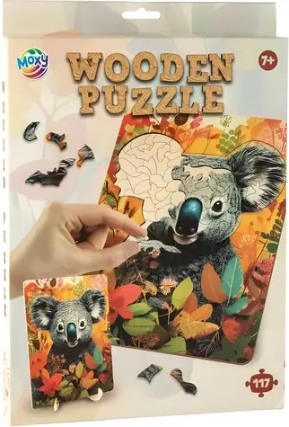 MOXY Puzzle konturowe Koala / 117 elementów