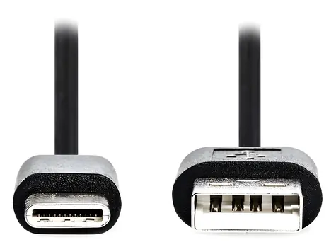 Nedis USB-C czarny / Kabel danych / USB-C - USB-A / USB 2.0 / 3 m
