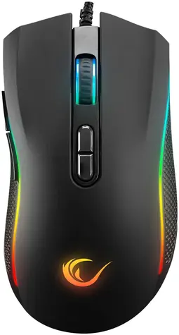Rampage SMX-R44V2 czarna / Mysz gamingowa / przewodowa / optyczna / 12800 DPI / RGB / 1000 Hz