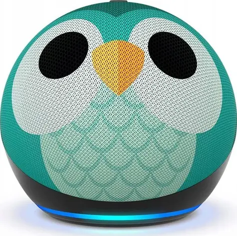 Amazon Echo Dot 5 Owl Design zielony / Asystent inteligentnego domu / Asystent Alexa / Wi-Fi / BT
