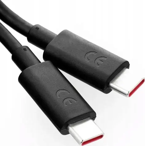 Kabel Motorola USB-C(M) - USB-C(M) 1m czarny / Kabel USB-C / 1m