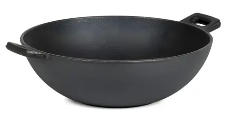 Patelnia grillowa wok z żeliwa G21 / Narzędzia do grillowania / Żeliwo
