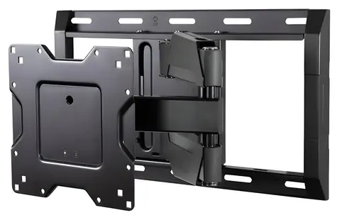 Ergotron Neo-Flex Low-Profile UHD czarny / Montaż ścienny / do 94 cm / 54 kg / VESA 600×400 mm / uchylny