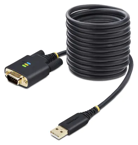 Adapter StarTech USB-A do RS232 DB9 czarny / Adapter / 3 m / FTDI FT232R