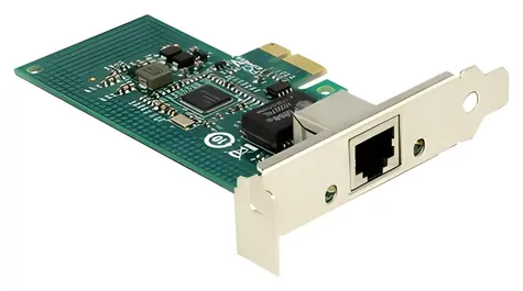 DeLock 89942 / Karta sieciowa / PCIe x1 / 1x Gigabit LAN RJ45 / niski profil