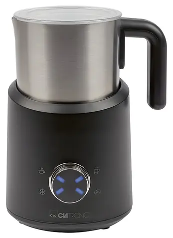 Clatronic MS 3812 czarny/stal nierdzewna / Spieniacz do mleka / 740 ml / 500 W