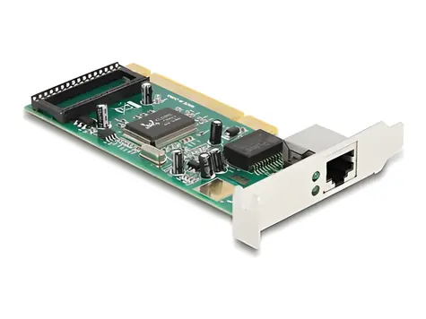 Karta DeLock PCI 1x Gigabit LAN RJ45 / Karta sieciowa / Realtek RTL8169 / 10/100/1000 Mbit/s / niski profil