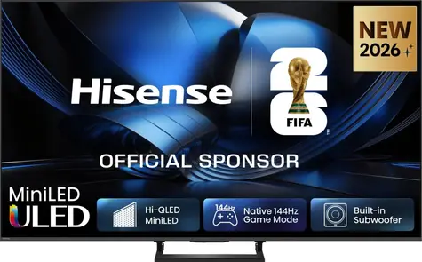 85" Hisense 85U7SE szary / Telewizor / QLED / 4K UHD / 144 Hz / VIDAA SMART TV