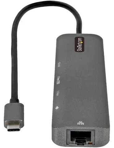 Adapter wieloportowy StarTech USB-C / koncentrator USB-C / HDMI / 2x USB-A / LAN / czytnik kart