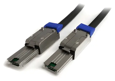 Kabel StarTech Mini SAS SFF-8088 czarny / Kabel / SFF-8088 - SFF-8088 / 1 m