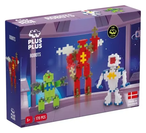 PLUS- Zestaw do budowania robotów PLUS / 170 elementów