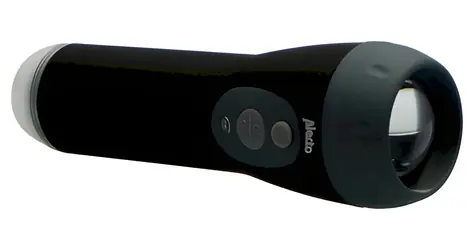 Alecto ATL-110ZT czarna / Latarka LED z akumulatorem / lampka nocna / czujnik zmierzchu