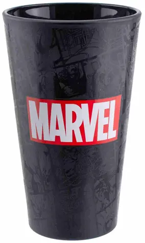 PALADONE MARVEL Glass / Szklanka z motywami MARVEL / 400 ml