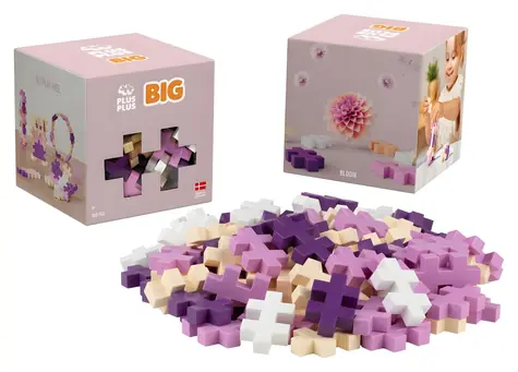 PLUS- Zestaw konstrukcyjny PLUS Big Bloom / 100 elementów / od 1 roku
