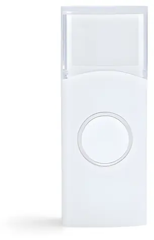 Alecto ADB-11WT biały / Dzwonek bezprzewodowy / Zasięg 30 m / IP44 / 36 dzwonków