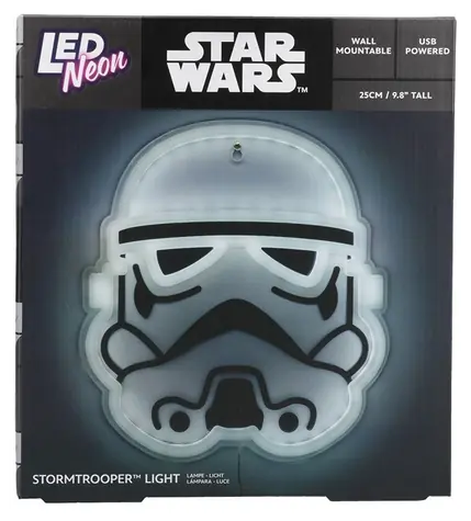 Neonowy klosz z motywem szturmowca Paladone Star Wars / Lampa ścienna / LED / USB