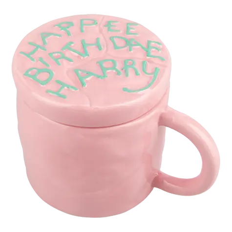 Kubek PALADONE Harry Potter Happee Bithdae / ceramiczny / biały z czerwonym nadrukiem