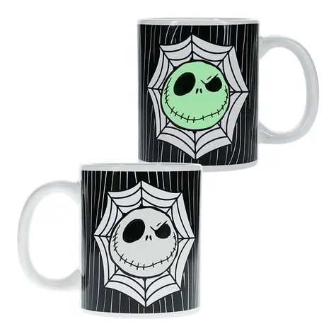 Kubek PALADONE Jack Skellington świecący / Nightmare Before Christmas / ceramiczny / 300 ml
