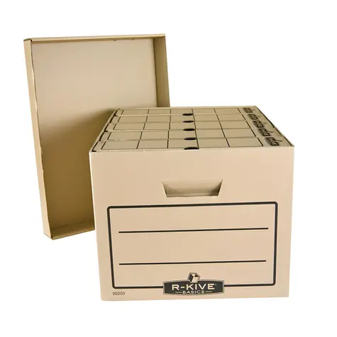 Fellowes R-Kive Basic brown / Pojemnik archiwalny / A4 / 5 szt. / 340x450x275 mm